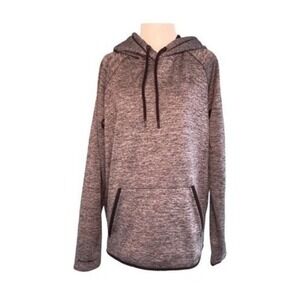 Under Armour Storm1 Fleece Hoodie Sweatshirt Gray Lined Kangaroo Pocket L